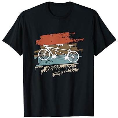 Tandem Fahrrad Vintage Radfahrer Tandem Bike T-Shirt