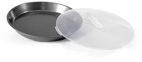 GICOS IMPORT EXPORT SRL Teglia Tonda Antiaderente con Coperchio 31 * 4 cm EMM-815812