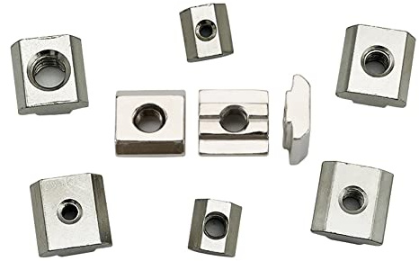 CONPHERON Tuercas Correderas T Tuercas Deslizantes Martillo M6 T Tuercas para Perfiles de Aluminio 40 Serie, (EU40) M6, 10pcs