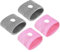 Akupressur Armband gegen Übelkeit, 4 Stück Akupressurband für Seekrankheit Schwangerschaft Fliegen Reiseübelkeit ohne Nebenwirkungen ideal für Kinder Erwachsene Urlaub und Reisen (pink+grey)