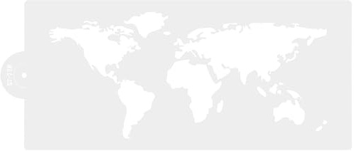 Operitacx World Map Cake Stencil Cake Decoration Template Wedding Cake Molds Cookie Dessert Decorating Stencil for Cake Decor (13.7x6.2 inch)