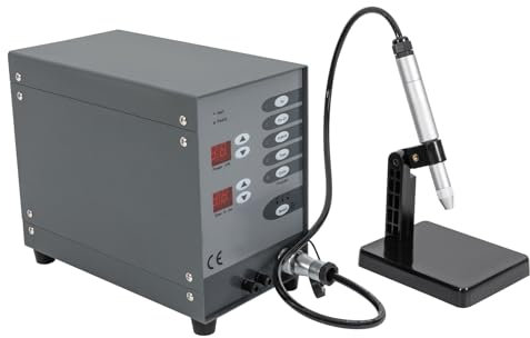 220V 50Hz Automatische Punktschweißmaschine mit Digitale Bildschirme, Automatischer Puls-Argon-Lichtbogen-Punktschweißgerät, Tragbares Schmuck Elektrische Schweißgerät Schweißmaschine Set