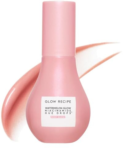 Glow Recipe Hue Drops getöntes Gesichtsserum – leuchtende Drops zum Aufhellen und Hydratisieren – Hautpflege-Make-up-Primer & flüssiger Highlighter