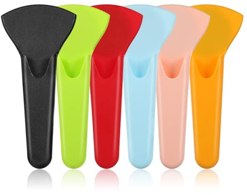 SHINYPASING 6pcs Magnetic Kitchen Shears Covers Set with Color-coded Blade Protectors for Safety and Storage – Magnetic Scissor Holsters Suitable for Kitchen and Beauty Tools