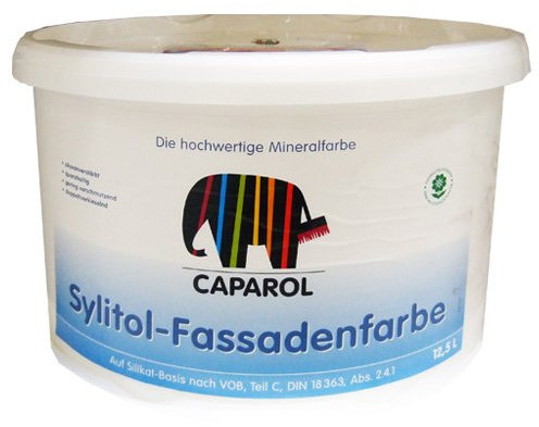 Caparol Sylitol-Fassadenfarbe 12,5 Liter, weiß