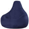 Bean Bag Bazaar Dalton Gaming Sitzsack für Erwachsene, Dunkelblau, Outdoor Sitzsack mit Füllung, Bean Bag, Wasserabweisender Stoff, Bequemer Sessel für Wohnzimmer, Garten, Terrasse