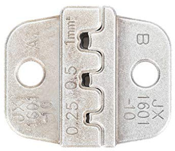 Topsevie Paron JX-1601-10 28-18 AWG Mold Jaw Wire Crimper Jaw Ferrule Troquel de engarzar Alicates Accesorio