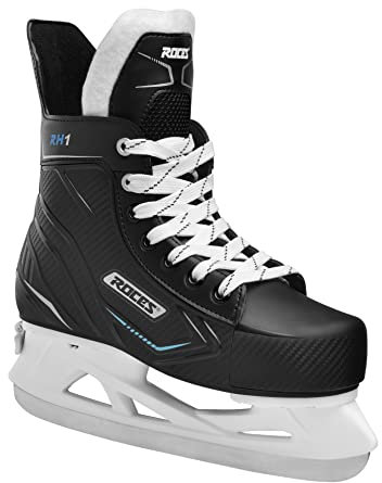 Roces RH1 Jungen Eisschlittschuhe, Schwarz, 39_42