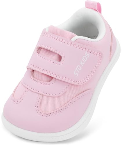 STQ KIDS Barefoot Niños Zapatillas Niña Calzado Respetuoso Primeros Pasos | Bebe Deportivas Moda Clásicas Non-Slip Descalzo con Caída Cero al Aire Libre Antideslizante para Mejor Regalo