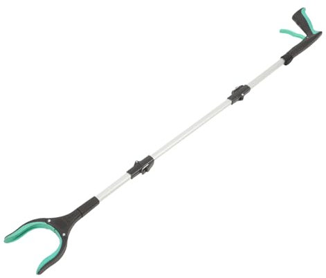 Toyvian Pinza Pieghevole Per Rifiuti Attrezzo in Alluminio e Pp Per Raccogliere Immondizia Clip Per Oggetti Su Ripiani