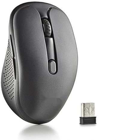 Ratón - ergonómico y Recargable, con tecnología láser, 2 Puertos USB, autonomía Prolongada, diseño Moderno