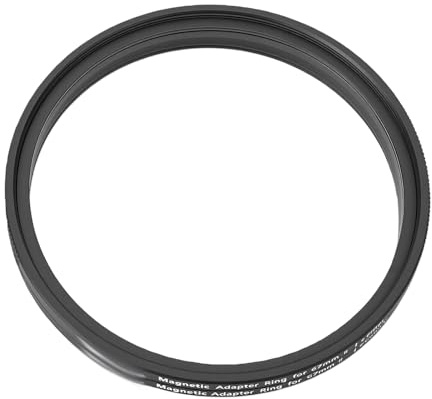 Plyisty Kit de Anillo Adaptador de Filtro y Lente Magnética de 67mm, Convierte el Filtro de Rosca de 67mm en Magnético, Ultrafino y Aleación de Aluminio