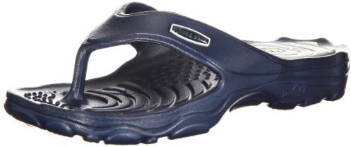 chung shi Unisex Zori Zehentrenner, Navy/Grau, 38 EU (S)