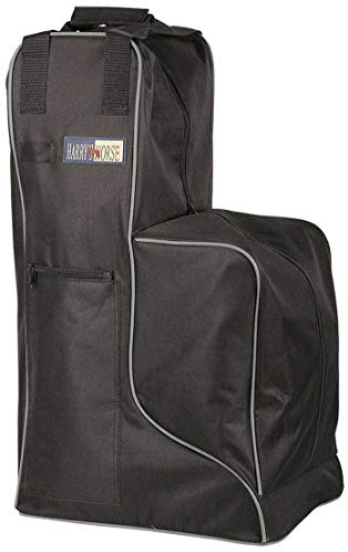 Harry’s Horse Riding Boot and Helmet Bag in Black | Equestrian Horse Riding Luggage | Bag for Riding Boots and Helmet
