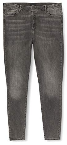 VERO MODA Damen VMSOPHIA HR SKINNY JEANS AM203 NOOS Skinny Jeans,, per pack Grau (Dark Grey Denim Dark Grey Denim), W22/L30 (Herstellergröße: XL)