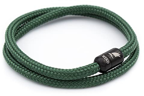 Wind Passion - Paracord Mens Bracelet - Bracelet for Women - Rope Bracelet String With Magnetic Clasp - Wrist Surfer Bracelet - Handmade Surfer Magnetic Bracelets - Sturdy & Waterproof