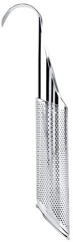 Restokki Infusor de té Colador de té de Bola a presión con Mango para té de Hojas Sueltas y Especias Colador de Acero Inoxidable Pinza