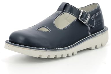 Kickers Kick Mary Jane, Scarpe con Lacci Donna, Blu, 36 EU