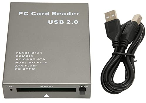 Dpofirs Lettore di Schede USB 2.0 PCMCIA, PC ATA Card PCMCIA 68 Pin High Speed ​​Industrial Flash Memory Card Lettori di Schede di Memoria ATA a Lettura Diretta