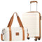 COOLIFE Handgepäck Koffer 55x35x20cm und Kabinentasche 20L(40x25x20cm) Set, Koffer Set passend für Ryanair, Reisekoffer ABS Hartschale kabinenkoffer mit 4 Rollen und praktischem TSA Schloss