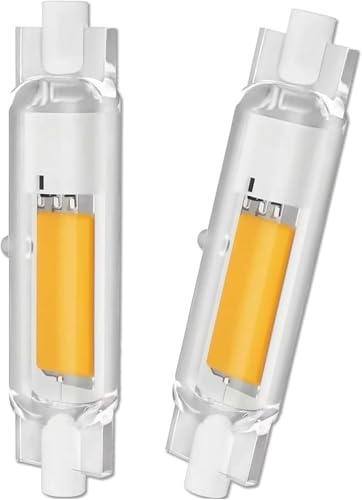 YGFADH 20W Lampadina R7S LED 78mm Dimmerabile, Lampadine LED R7S 78mm Bianco Caldo 3000K, lampadine sostituisce la lampadina alogena 200W/2000LM, AC 220-240V,Confezione da 2