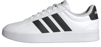 adidas Men's Grand Court 3.0, White/Black, 12