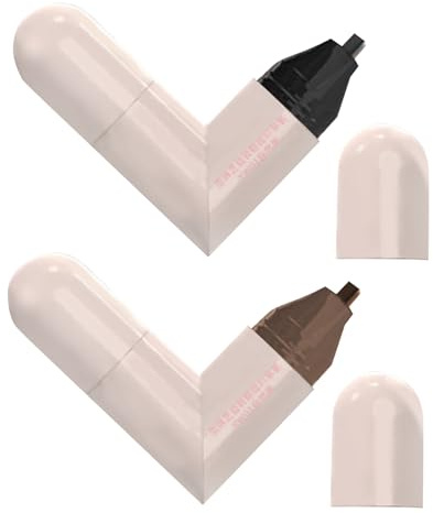 2 Piezas Sello eyeliner ojos, sello delineador de ojos coreano waterproof, foldable eyeliner stamp con 2 terminados para principiantes