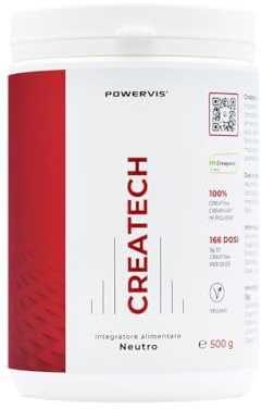 Creatina Monoidrato Creapure® 500g - 100% Creatina Creapure® senza altri ingredienti - Vegan - Per la Massa muscolare e la Forza