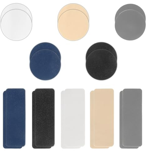 Jxiwfvl 30 PCS Shoe Patches for Holes, Self-Adhesive Shoe Repair Patch, Sneaker Hole Repair up Patches, Circle Shape Shoes Hole Repairs Patch for Sports Leather Shoes, Boots