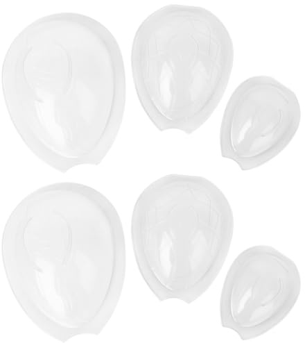 iplusmile Stampo per Dolci da Forno Plastica 6 Pezzi a Forma di Uova di Pasqua e Dinosauro, Utensile per Pasticceria Fai da Te, Adatto a Torte, Caramelle e Dessert per Feste Pasquali