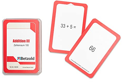 Betzold - Karten für den Magischen Zylinder Addition - Mathematik Lernspiel