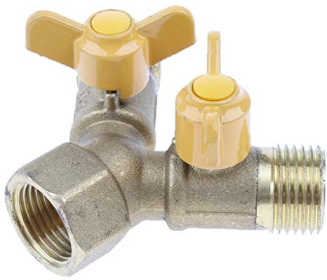 Almencla Adaptateur De Connexion Rapide De Raccord En T Pour Réservoir De Propane De 1/2 Pouce Avec Raccord De Soupape à Trois Voies Pour Cuisinière à Gaz, Bar