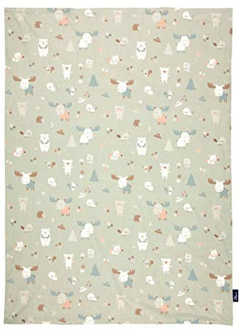 Alvi Babydecke Jersey Baby Forest 75x100 cm | 931790210
