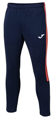 Joma Hombre Pantalón Deportivo, Marino/Naranja Flúor, S