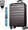 NOWI Reisekoffer Bergamo – Koffer Größe L (62L) mit Hartschale, Zahlenschloss & 4 Rollen – Leichter Koffer mittelgroß für 20 kg Gepäck, 360° drehbar, robust & ideal als Koffer für Flugzeug (bronze, L)