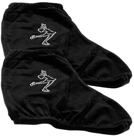 Sosoport 1 Paar Schlittschuh-Stiefel-Abdeckung Rollschuh-Abdeckung Hockey-Schlittschuh-Schutz Skating-Abdeckung Protektoren Zubehör Für Damen Und Herren Eiskunstlauf Schwarz XL