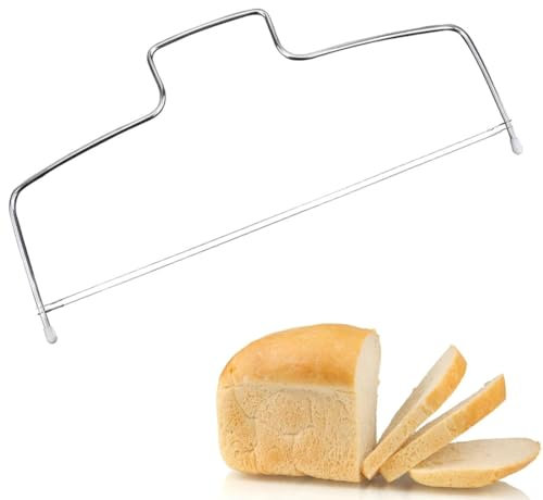 BHIPKOT 1 Taglierina Professionale per Torte in Acciaio Inox, taglierina per Onde a Doppio Filo, spelafili