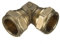 ODSUPPLIES Brass Compression Equal Elbow - 10mm Pipe Fittings (Pack of 2, WRAS Approved)