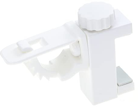 MAGICLULU Supporto per Asta per Cieca Robusto in Materiale Plastico con Foro Singolo per Spazi Abitativi Moderni