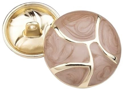 Knappar,Knappar Kläder Knapp for kappa Lyx Strassknappar Utsmyckningar for kläder Sytillbehör Dam Blusknappar Syknappar(Blå,25mm-10st)(Brown,25mm 10pcs)