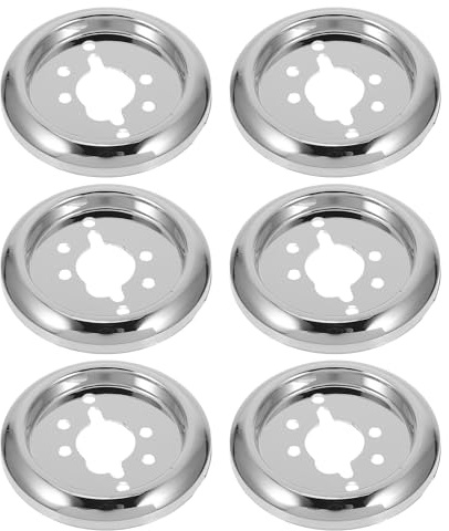 Warmhm 6pcs Gas Stove Knob Replacement Control Knobs Base for Outdoor Bbq Camping Cooking Parts Fits Stove Oven Burner