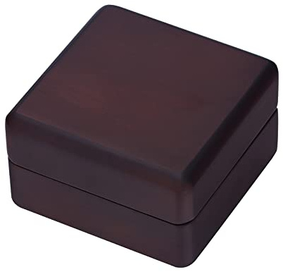 TLMDXTEU Manschettenknopfbox Holz-Manschettenknopf-Ausstellungsbox. Klavierlackierte Holzkiste Schmuckaufbewahrungsbox