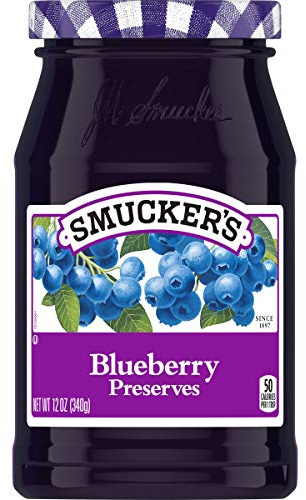 Smucker's Blueberry Preserves, 12 Ounces