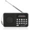 Portable Digital Audio Player, HiFi Music Speaker, Support FM Radio USB/TF/SD/MMC/FM/AUX Display, HD speaker with digital display screen Compatible with cellphones, tablets, laptops, MP3, MP4
