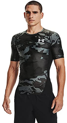 Under Armour Funktionströja för män iso-chill kompression tryckt kort ärm