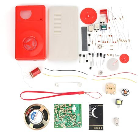 Kit de bricolage électronique radio, radio à sept tubes, avec 7 triodes, accessoires complets, pour le bricolage