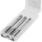 RICHMANN Juego de Machos de Roscar de HSS-G - 3 piezas (M6 x 1,0) - Métricos Rosca Fresado Machos de acero Si-Cr, Herramienta de Roscado, Máquina Rectas Flautas Mano de tornillo roscado - DIN 371C