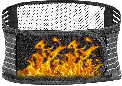 Turmalin Rückenbandage, Magnettherapie Gürtel, Wärmender Lendenwirbelstütze Gürtel,Wärmegürtel, Nierengurt Selbsterwärmende,Rückenstütze, Rückenstützgürtel Rückengurt,Hilft bei Rückenschmerzen,105CM