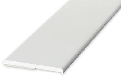 Fensterleiste Abdeckleiste Flachleiste Flachprofil Deckleiste Kunststoff selbstklebend 60mm 3 Meter