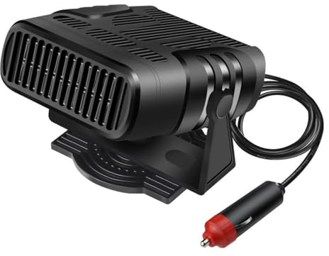 Elektrisk bilvärmare fläkt - bärbar värmare med 360° vridbar design
